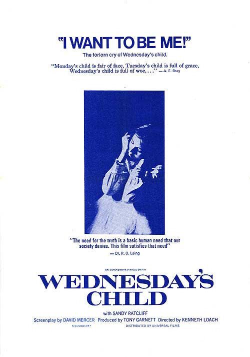 the movie poster: Wednesday's Child (1972)