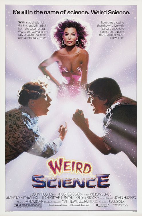 1000 piece jigsaw puzzle for the movie poster: Weird Science (1985)