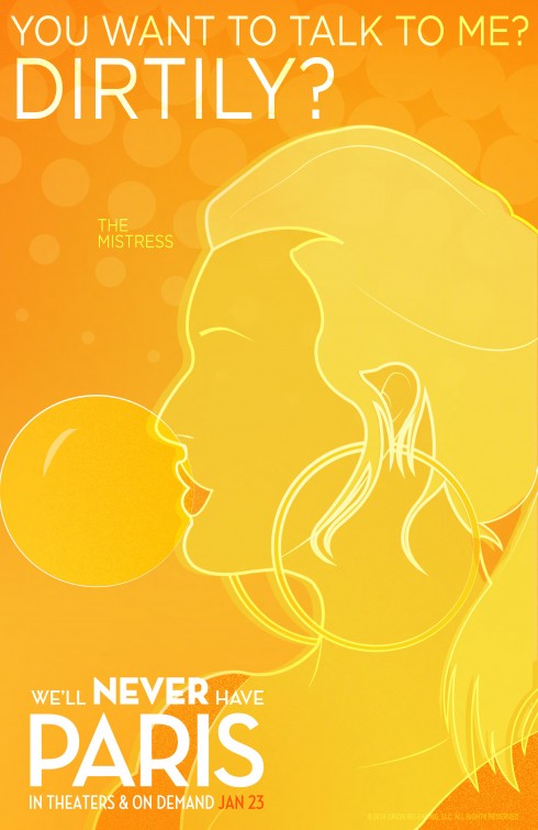 1000 piece jigsaw puzzle for the movie poster: We'll Never Have Paris (2015) ver2