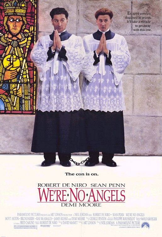 the movie poster: We're No Angels (1989)