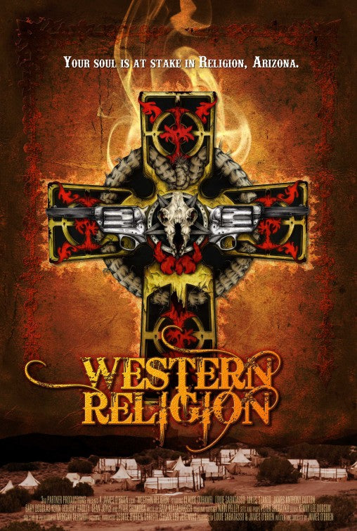 1000 piece jigsaw puzzle for the movie poster: Western Religion (2015)