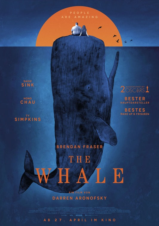 1000 piece jigsaw puzzle for the movie poster: The Whale (2022) ver2