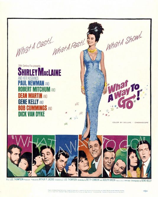 the movie poster: What a Way to Go! (1964) ver2