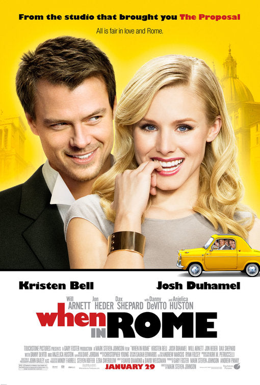 1000 piece jigsaw puzzle for the movie poster: When in Rome (2010) ver2