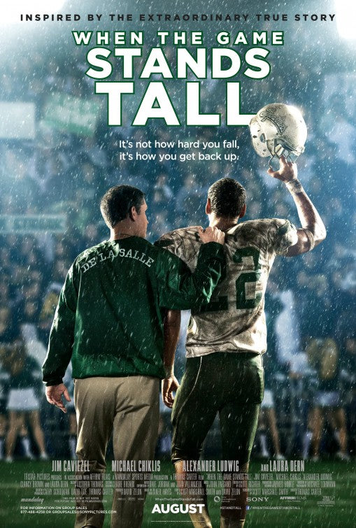 1000 piece jigsaw puzzle for the movie poster: When the Game Stands Tall (2014)