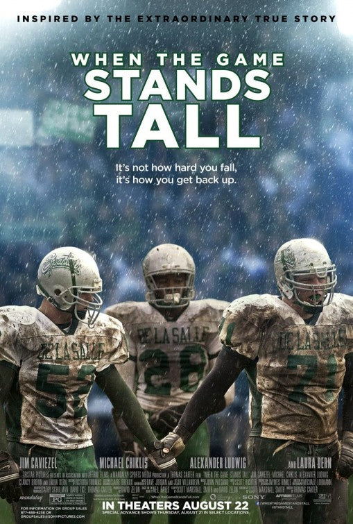 1000 piece jigsaw puzzle for the movie poster: When the Game Stands Tall (2014) ver2