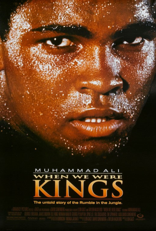 the movie poster: When We Were Kings (1996)