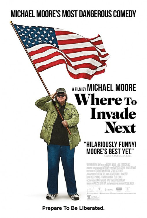 1000 piece jigsaw puzzle for the movie poster: Where to Invade Next (2015)