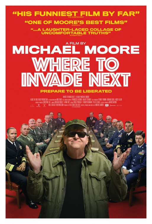 1000 piece jigsaw puzzle for the movie poster: Where to Invade Next (2015) ver2