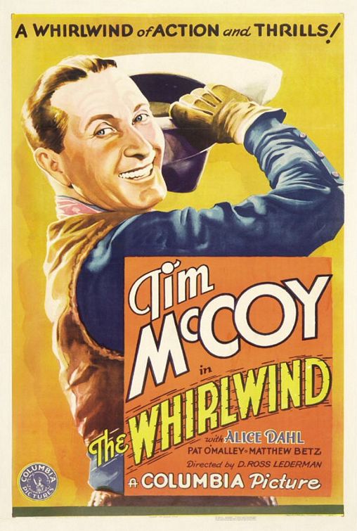 the movie poster: The Whirlwind (1933)