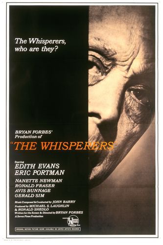the movie poster: The Whisperers (1967)