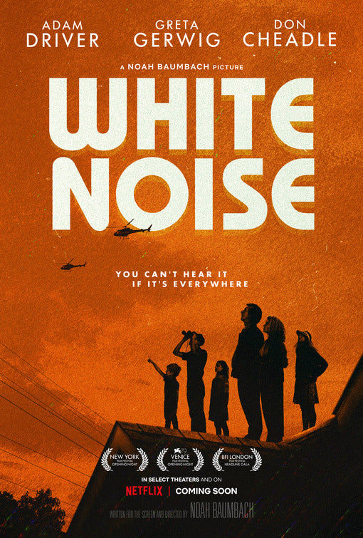 1000 piece jigsaw puzzle for the movie poster: White Noise (2022)