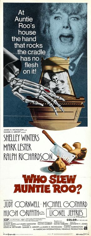 the movie poster: Who Slew Auntie Roo? (1971) ver2