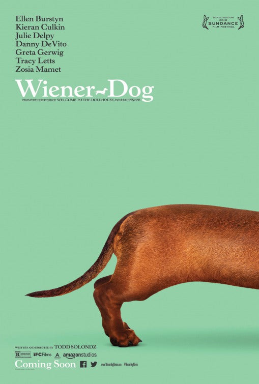 1000 piece jigsaw puzzle for the movie poster: Wiener-Dog (2016)