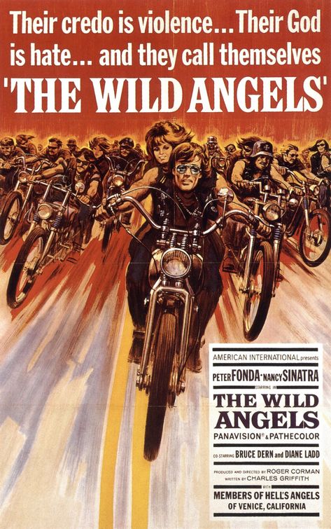 the movie poster: The Wild Angels (1966)
