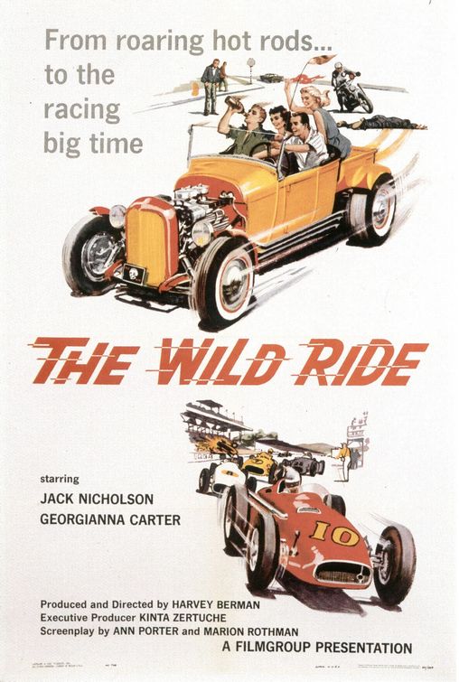 the movie poster: The Wild Ride (1960)