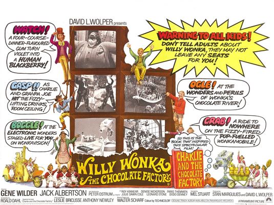 the movie poster: Willy Wonka & the Chocolate Factory (1971) ver2