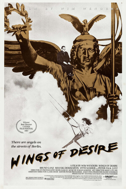 the movie poster: Wings of Desire (1988)