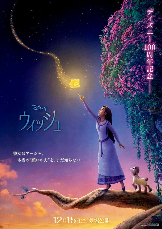 1000 piece jigsaw puzzle for the movie poster: Wish (2023) ver2