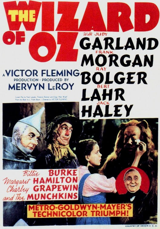 1000 piece jigsaw puzzle for the movie poster: The Wizard of Oz (1939) ver5