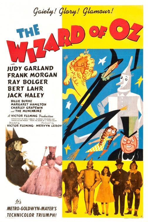1000 piece jigsaw puzzle for the movie poster: The Wizard of Oz (1939) ver6