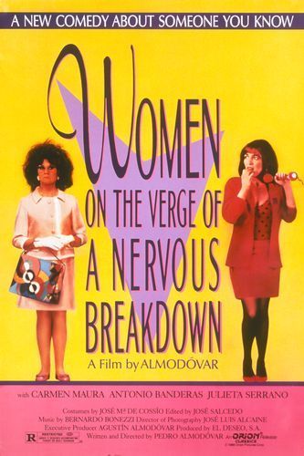 the movie poster: Women on the Verge of a Nervous Breakdown (1988) ver2