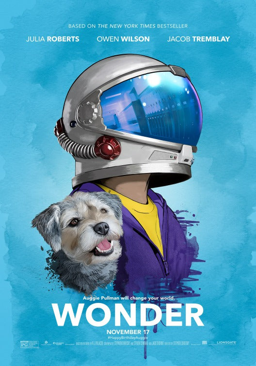 1000 piece jigsaw puzzle for the movie poster: Wonder (2017) ver11