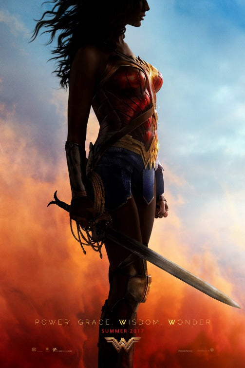 1000 piece jigsaw puzzle for the movie poster: Wonder Woman (2017)