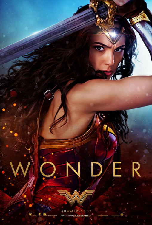 1000 piece jigsaw puzzle for the movie poster: Wonder Woman (2017) ver2