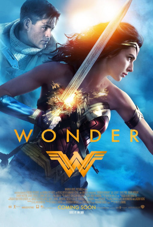 1000 piece jigsaw puzzle for the movie poster: Wonder Woman (2017) ver7