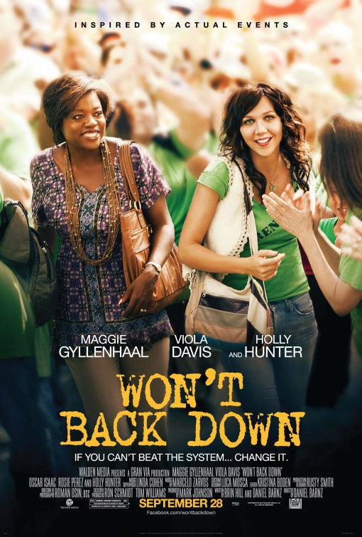 1000 piece jigsaw puzzle for the movie poster: Won't Back Down (2012)