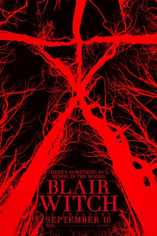 1000 piece jigsaw puzzle for the movie poster: Blair Witch (2016) ver5