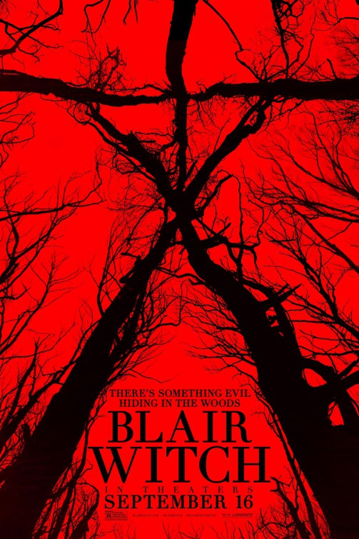 1000 piece jigsaw puzzle for the movie poster: Blair Witch (2016) ver6