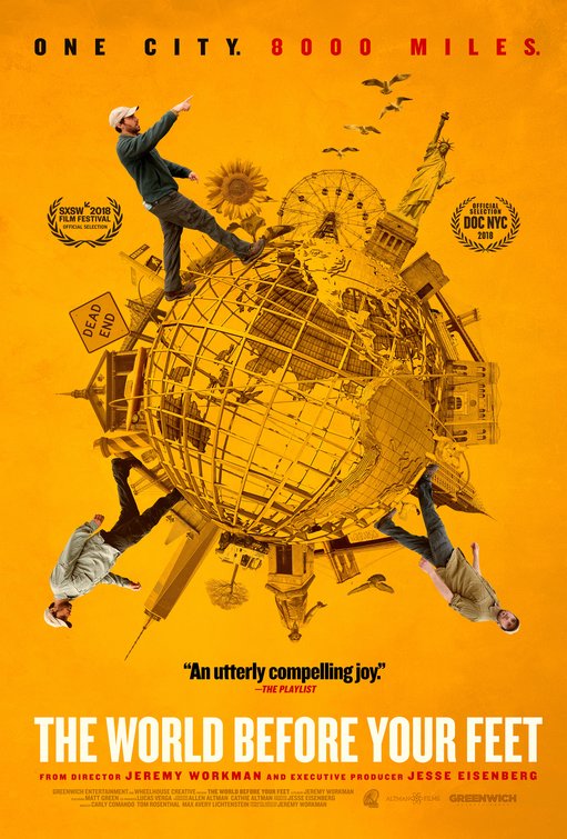 1000 piece jigsaw puzzle for the movie poster: The World Before Your Feet (2018)