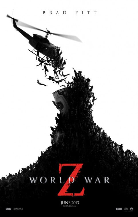 1000 piece jigsaw puzzle for the movie poster: World War Z (2013)