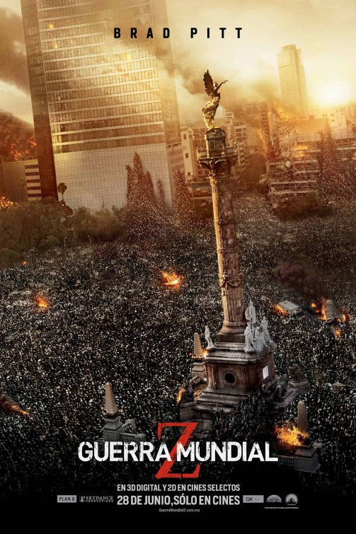 1000 piece jigsaw puzzle for the movie poster: World War Z (2013) ver15