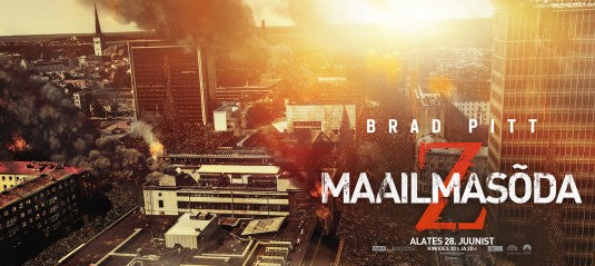 1000 piece jigsaw puzzle for the movie poster: World War Z (2013) ver17