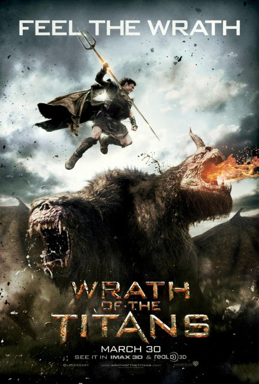 1000 piece jigsaw puzzle for the movie poster: Wrath of the Titans (2012)