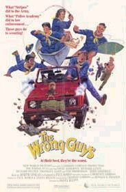 the movie poster: The Wrong Guys (1988)