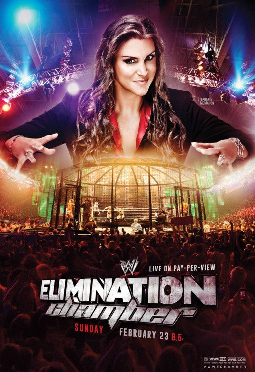 1000 piece jigsaw puzzle for tv poster: WWE Elimination Chamber, ver4
