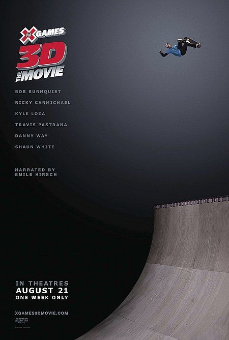 1000 piece jigsaw puzzle for the movie poster: X Games 3D: The Movie (2009)