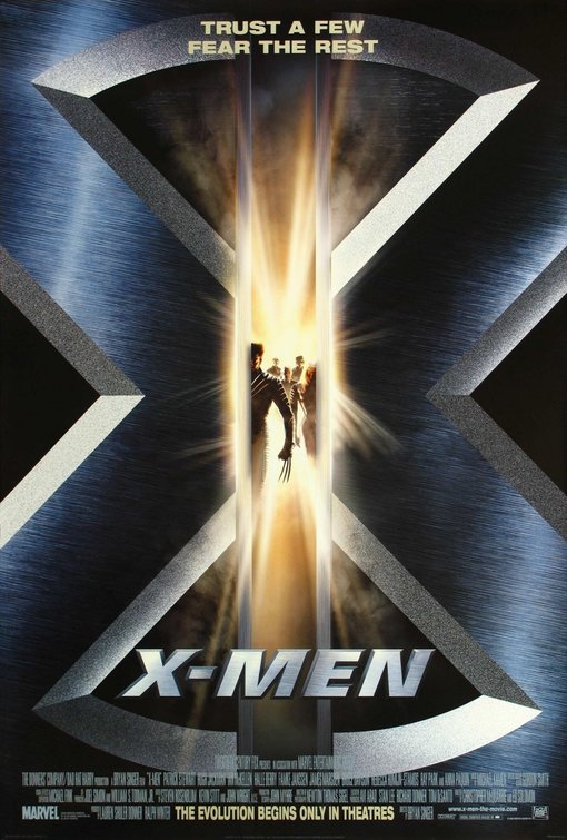 the movie poster: X-Men (2000) ver1