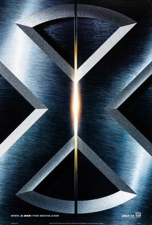 1000 piece jigsaw puzzle for the movie poster: X-Men (2000) ver3