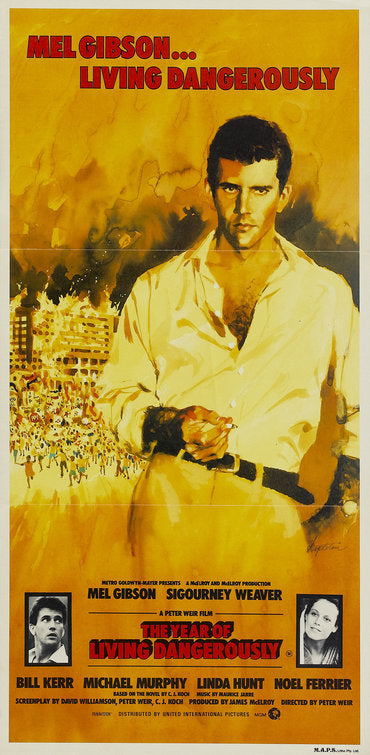 the movie poster: The Year of Living Dangerously (1982) ver3