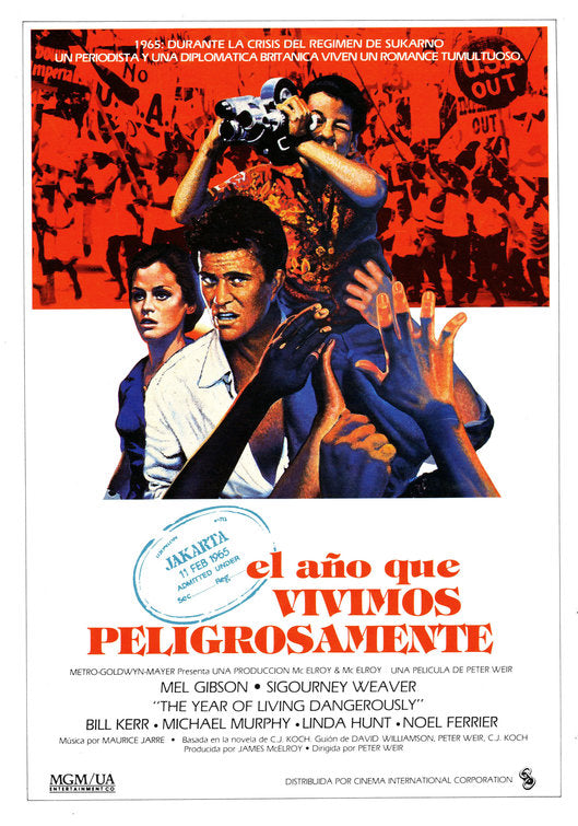 the movie poster: The Year of Living Dangerously (1982) ver5