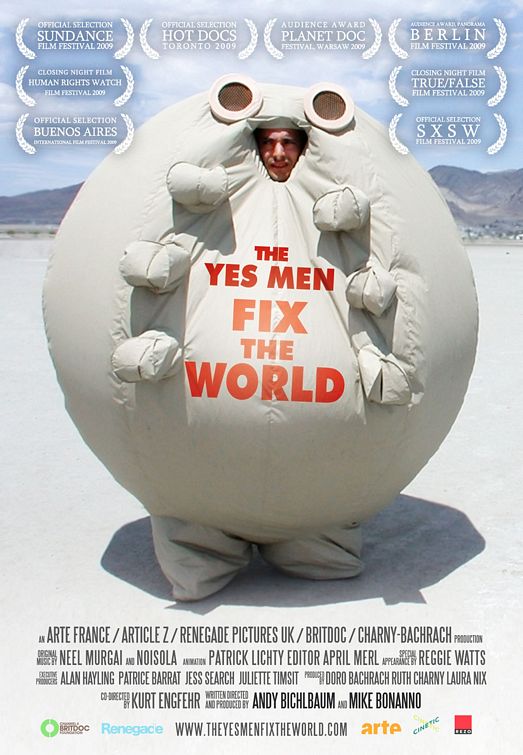 1000 piece jigsaw puzzle for the movie poster: The Yes Men Fix the World (2009)