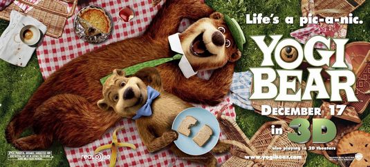 1000 piece jigsaw puzzle for the movie poster: Yogi Bear (2010) ver12