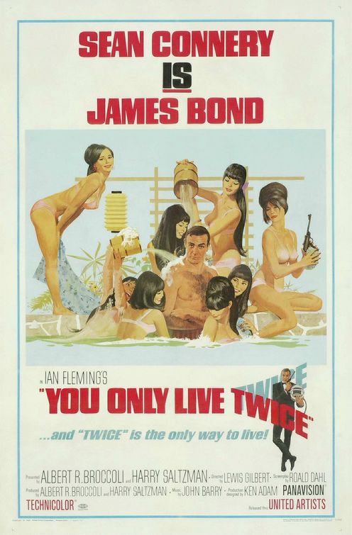 the movie poster: You Only Live Twice (1967)