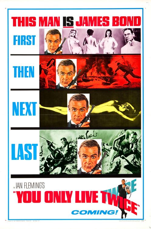 1000 piece jigsaw puzzle for the movie poster: You Only Live Twice (1967) ver2