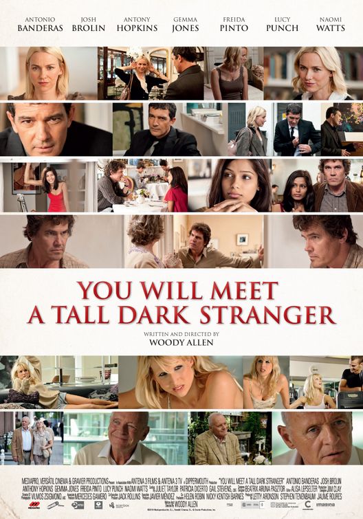 1000 piece jigsaw puzzle for the movie poster: You Will Meet a Tall Dark Stranger (2010) ver4